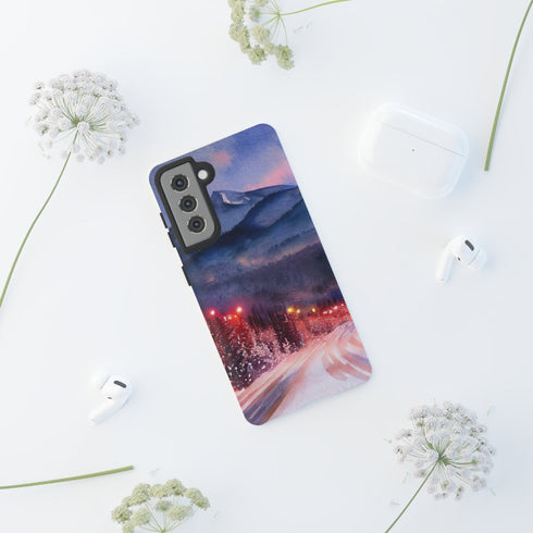 Christmas in Vail Colorado - Impact Resistant Phone Case